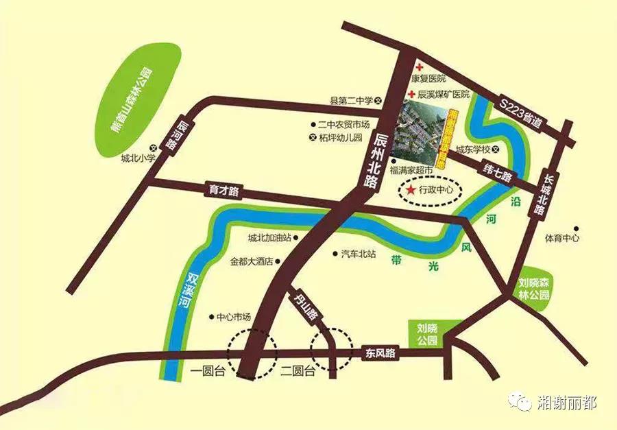 区位图 